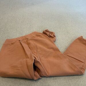 Girlfriend Collective Light Orange Joggers